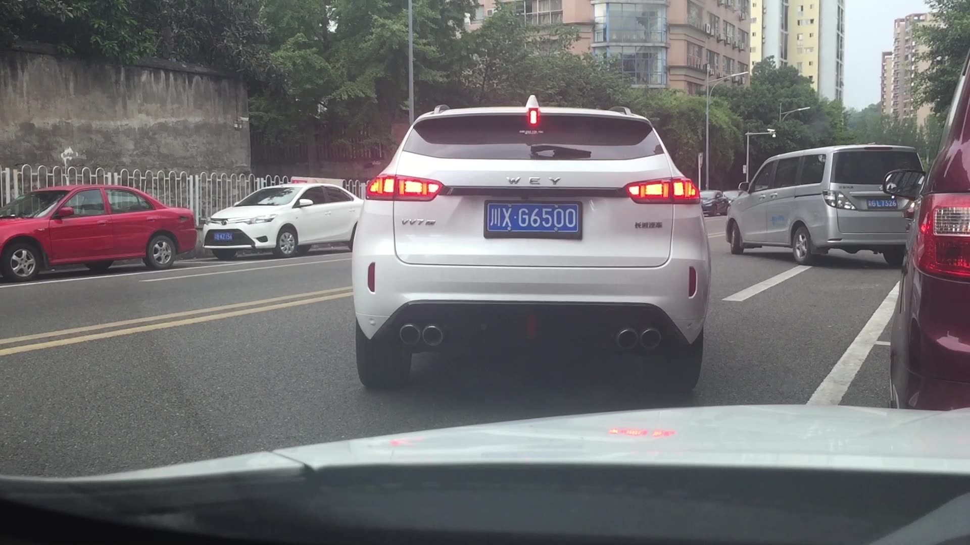 偶遇长城 wey vv7
