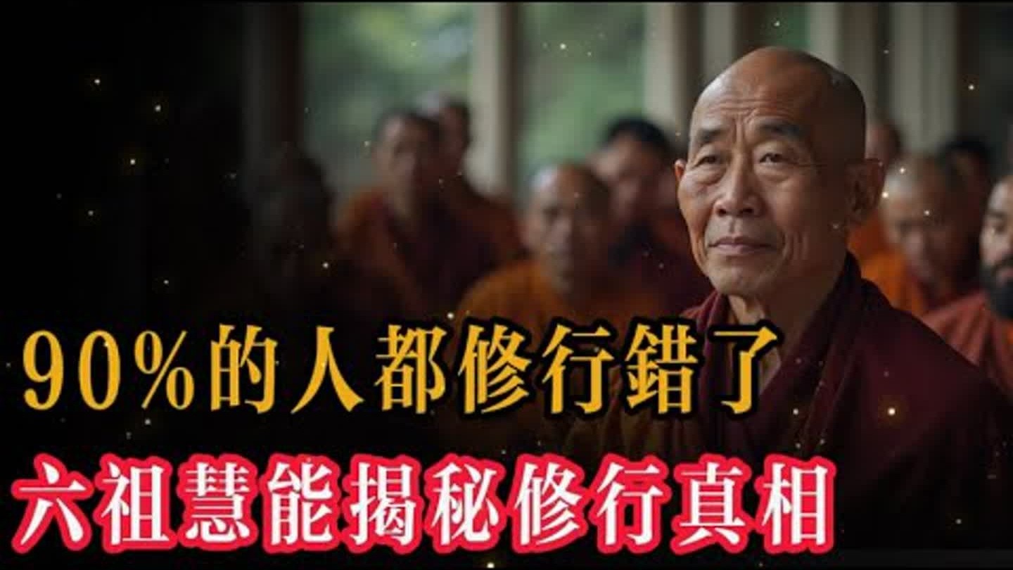 怎麼會有90%的人走錯了修行之路？六祖1300年前的預言竟然應驗了！這其中到底隱藏了哪些禁忌與真相？