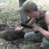 猪仔巡逻队！乌克兰军队收留2只小野猪 变身“军猪”保家卫国