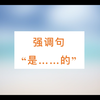 学习VLOG：汉语强调句：“是......的”（对外汉语教学/试讲/面试/微课