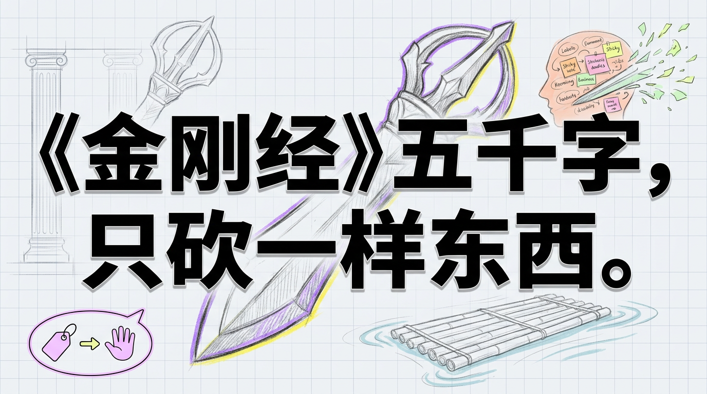 金刚经精华 | 彻底粉碎焦虑的般若公式 | 王利杰拆解系列