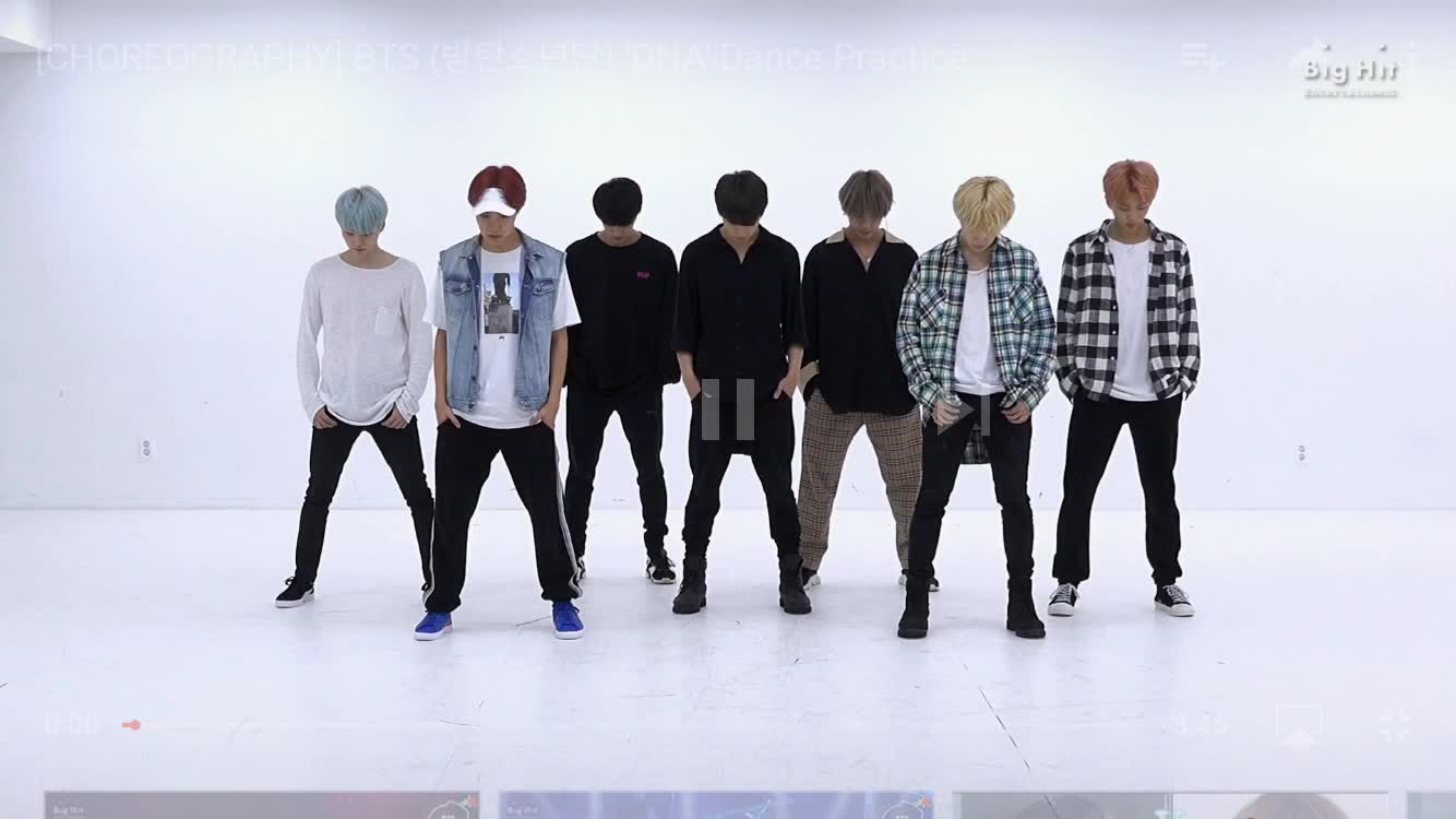 【bts】20170924 bts dna dance practice