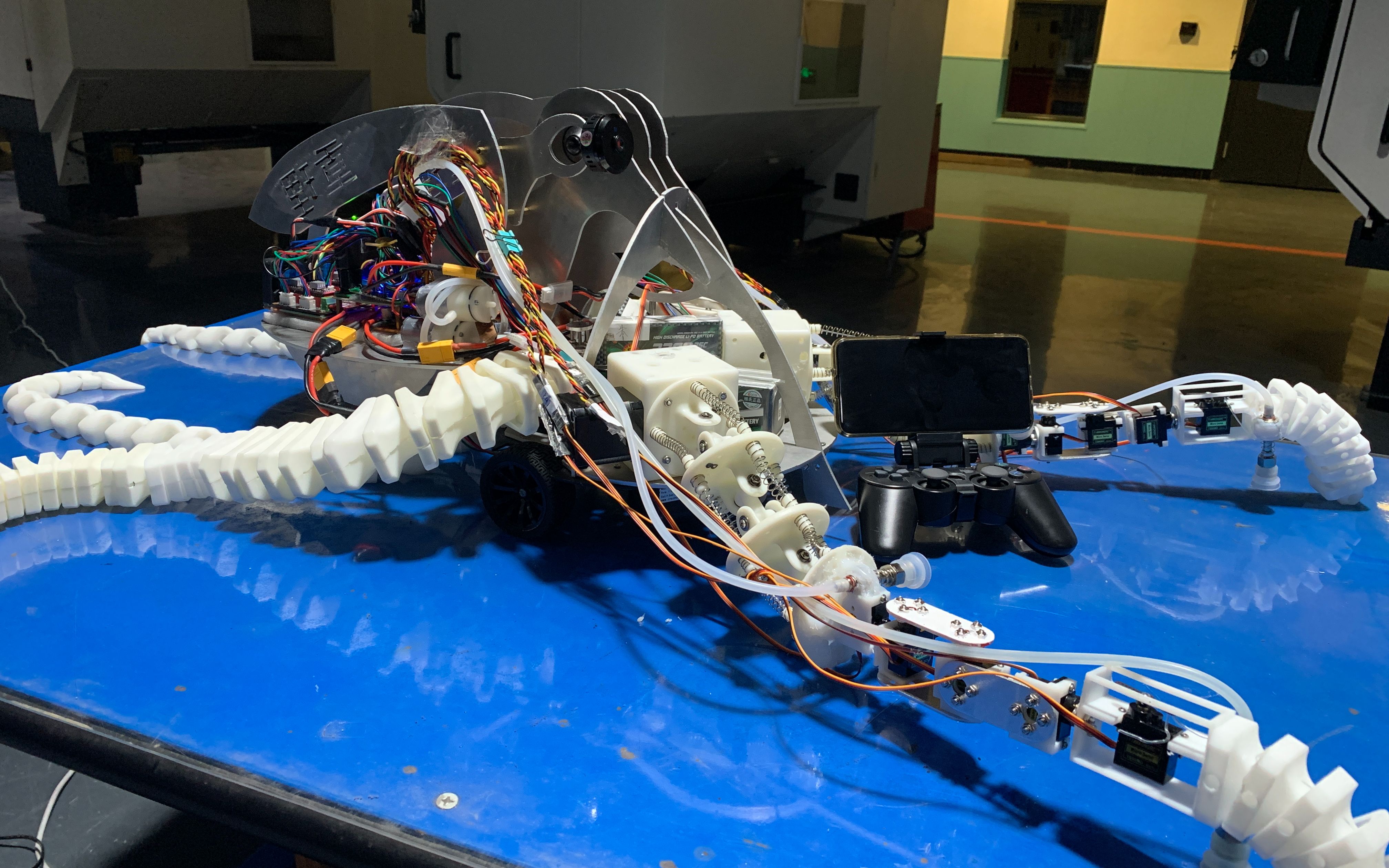 第十届机创国一作品-仿生机械章鱼-软体机器人