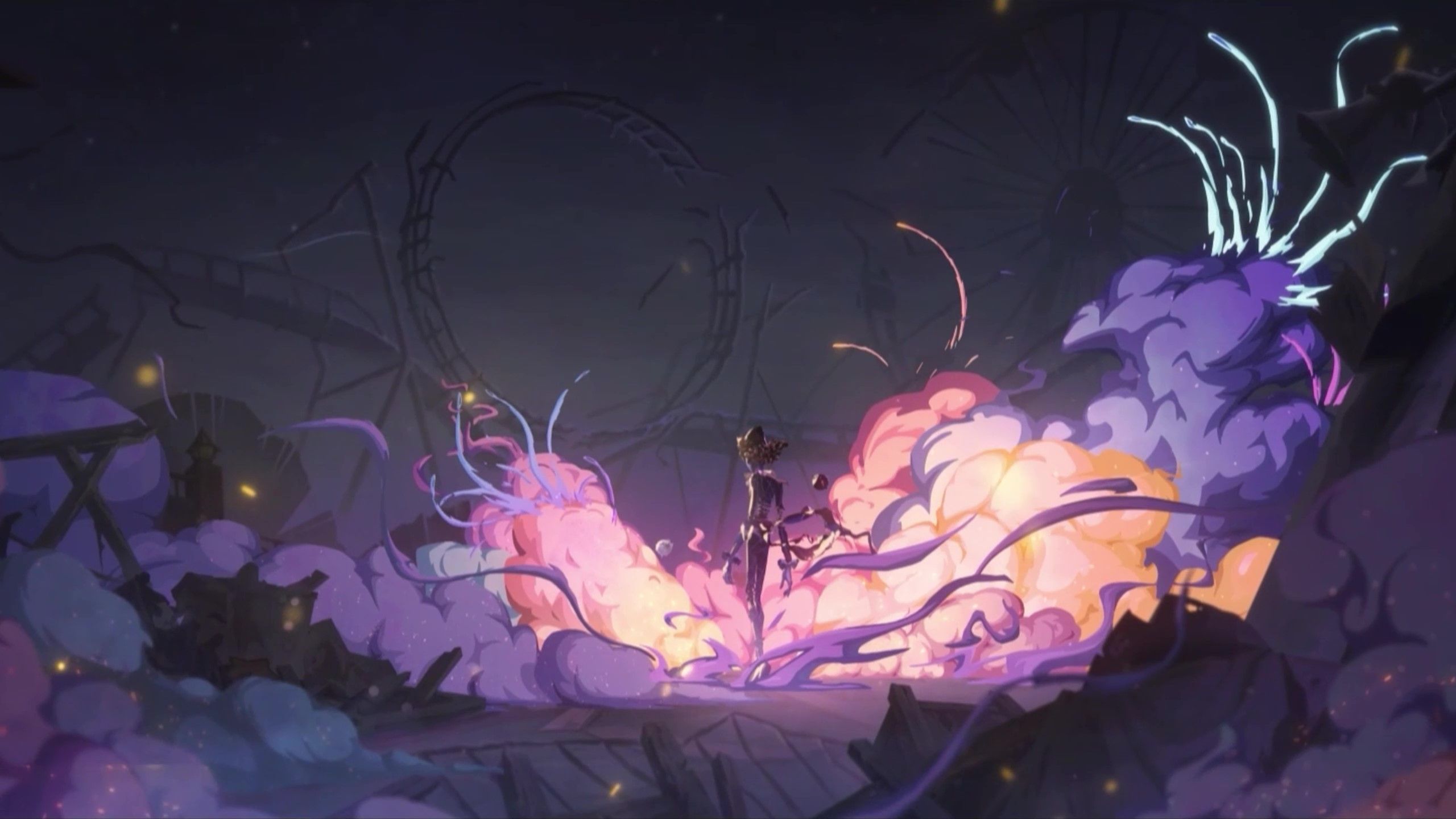 IDENTITY系列全新角色——“喧嚣”的设计过程分享视频首发！点击视频，还可了解“喧嚣“的操作技巧和应对技巧，以及支线剧情版本的新情报~