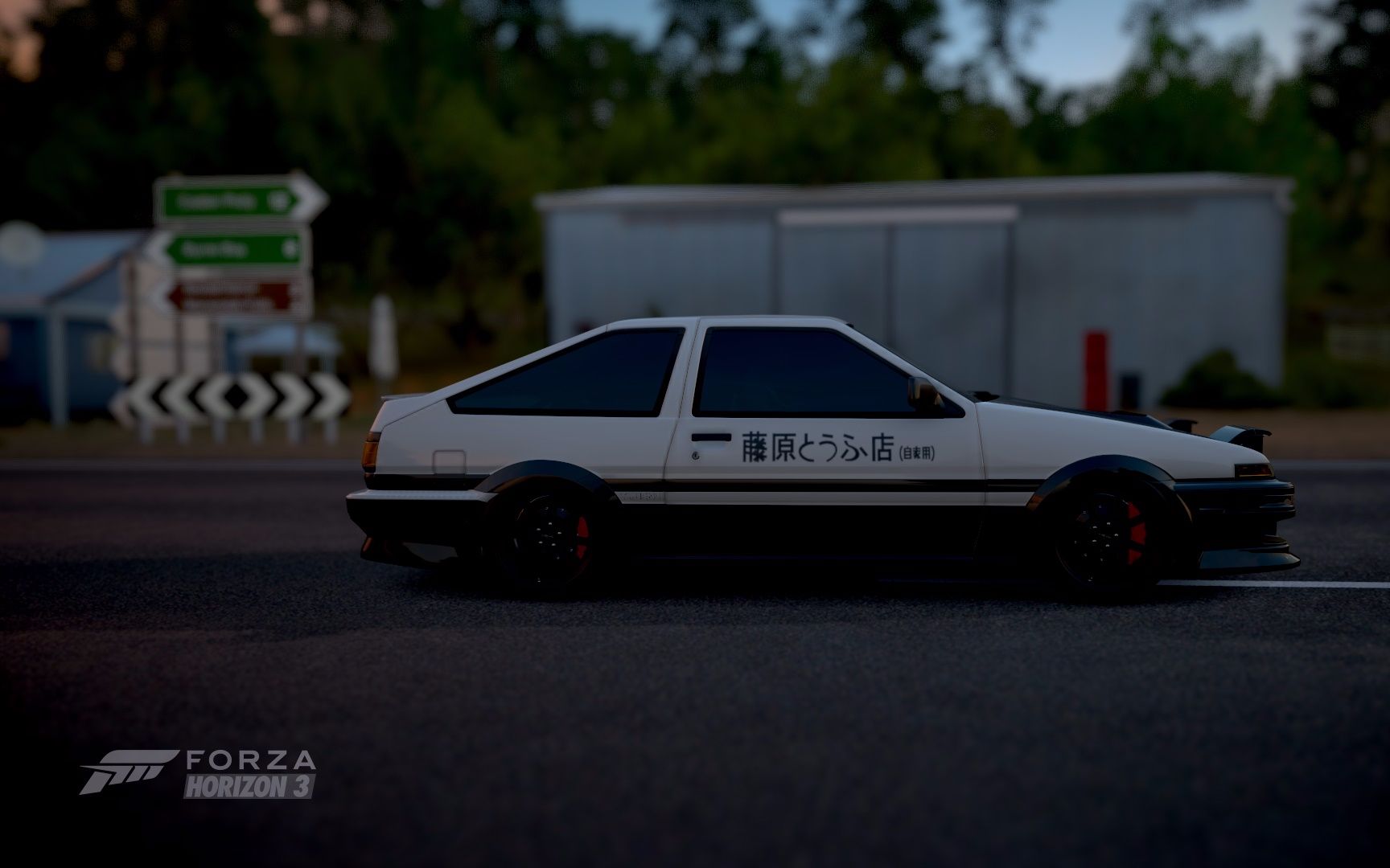 forza horizon 3 ae86 环岛 漂移(略卡慎入!