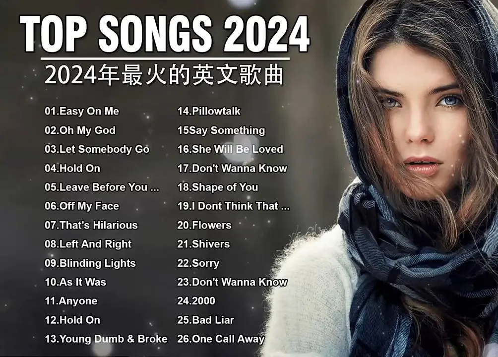 2024年最火的英文歌曲 - 歐美流行音樂 -英文歌曲经曲英文歌曲合集英文歌曲推荐英文歌曲高燃英文歌