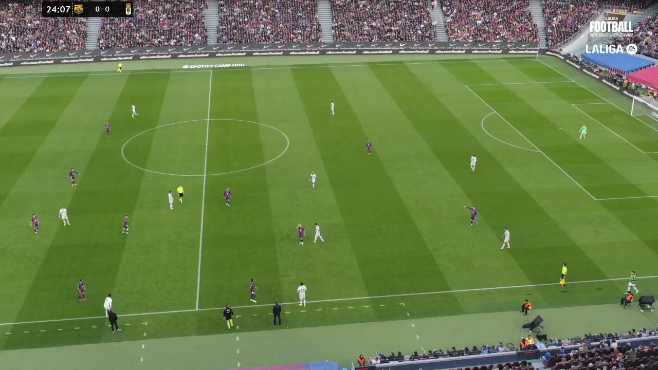 2026 西甲 巴萨3:0皇家奥维耶多