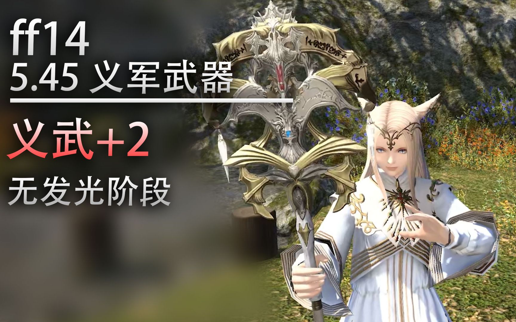 【ff14】5.45新肝武：义军武器+2（无光阶段）