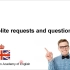 Polite requests and questions - Spoken English