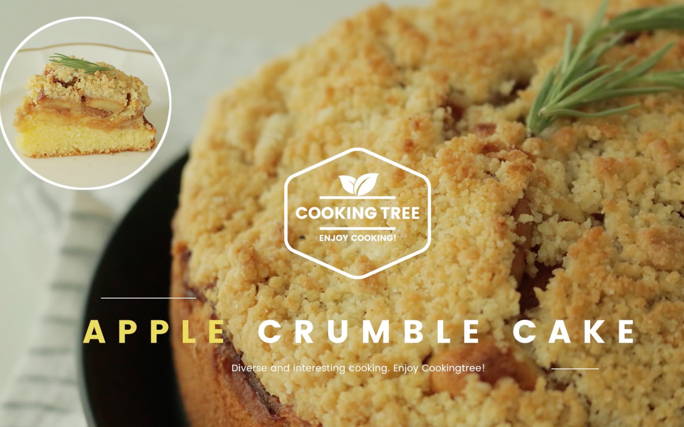 【搬运】苹果酥 apple crumble cake recipe cooking