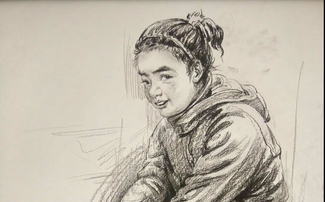 北京达人画室杨兆新范画—人物速写