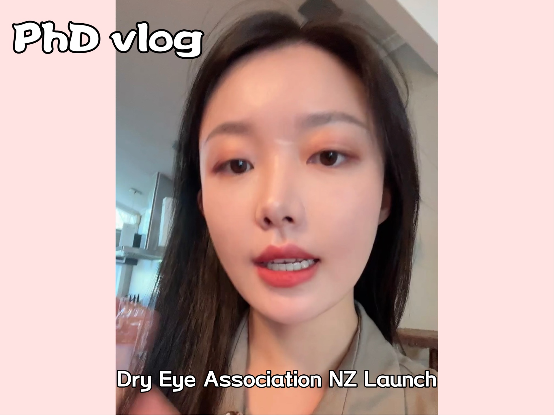 新西兰眼科博士生vlog｜“新西兰干眼协会”发布日 顺利举行 收获满满