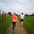 英国乡下5km全民健身慢跑实景 跟着红衣少女越跑越有劲 跑步机跑步、健步走背景视频