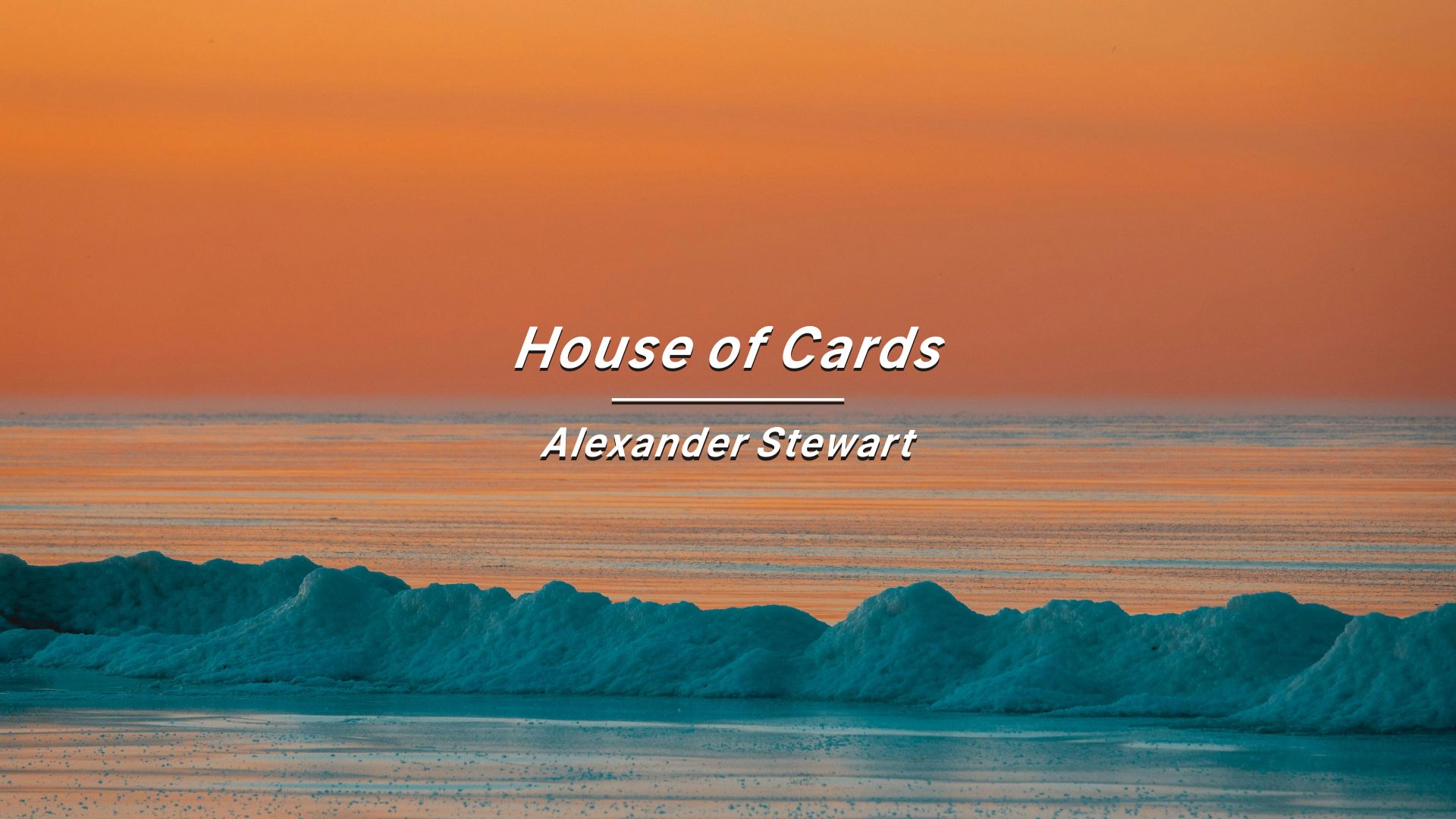 “转音真的绝了，最爱转音的部分了”《House of Cards》