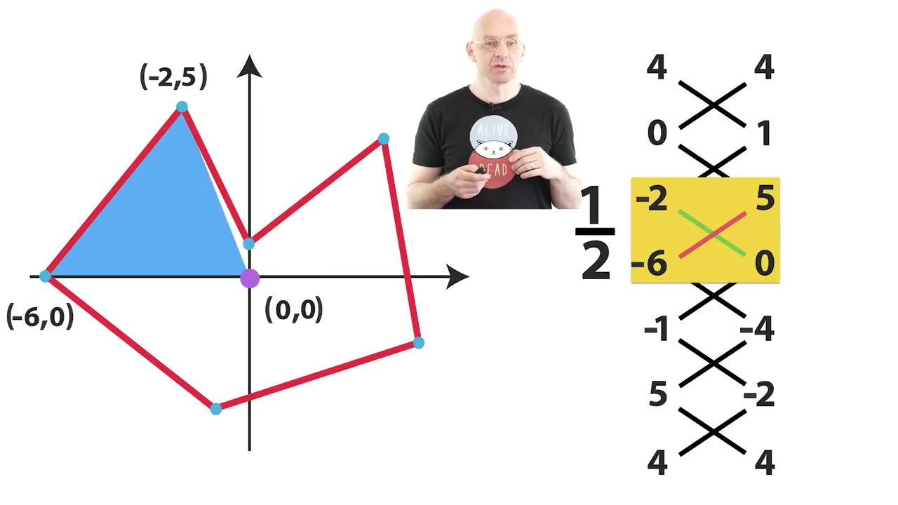 Gauss's magic shoelace area formula and its calculus companion高斯神奇的鞋带面积