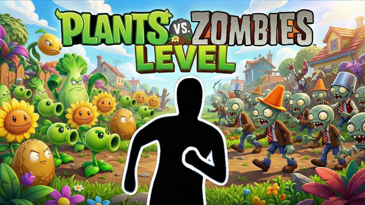 沉浸式互动热身：植物大战僵尸逃脱版｜儿童运动｜儿童跑酷