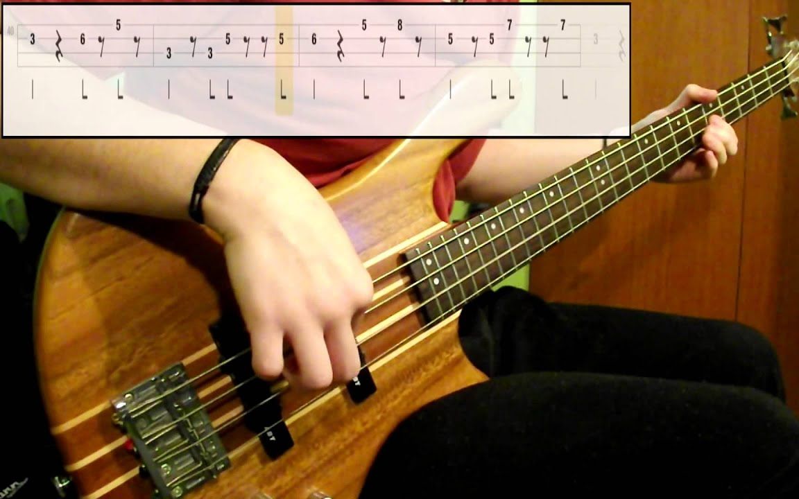 Red Hot Chili Peppers Around The World (Bass Cover) [附Tabs谱]_哔哩哔哩