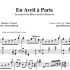 爵士改编曲 四月的巴黎 En Avril a Paris 钢琴谱
