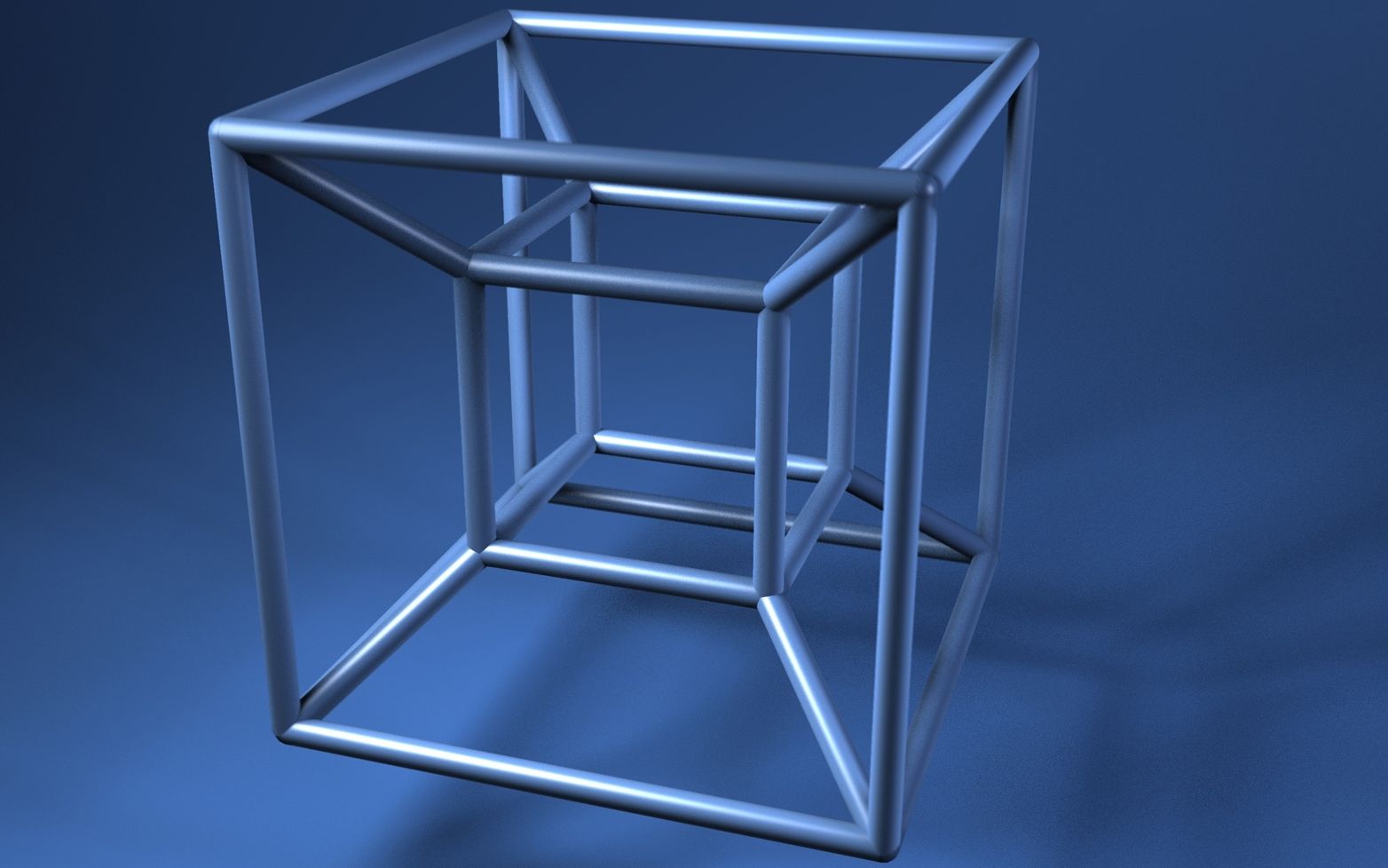 四维超立方体的可视化