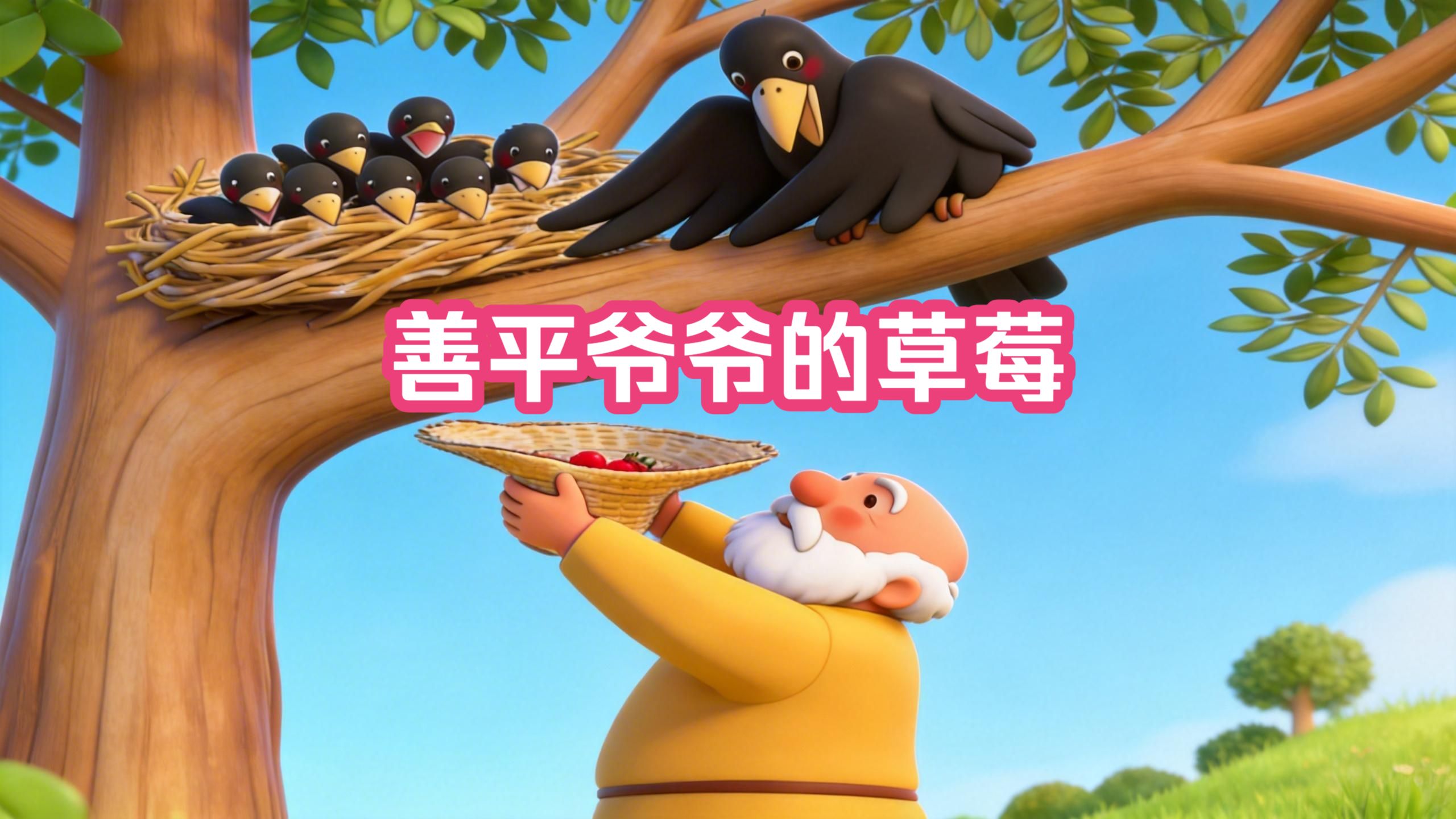 善平爷爷的草莓，暖心治愈绘本动画