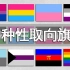 同性恋和异性恋居然都有旗帜？12种性取向旗帜