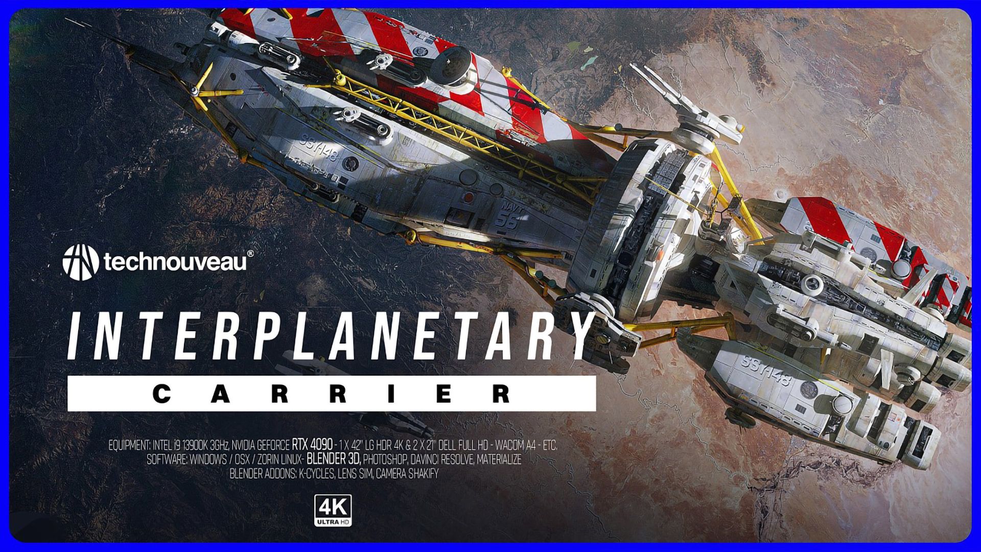 Blender星际航母：半可信设计与新手实践