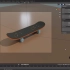 【Blender3d】滑板建模过程｜想要实现游戏自由的第二天