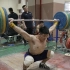 刘焕华和李大银，抓举150公斤。