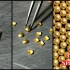 一个小金块能做多少个金珠？纯手工打造金属首饰过程