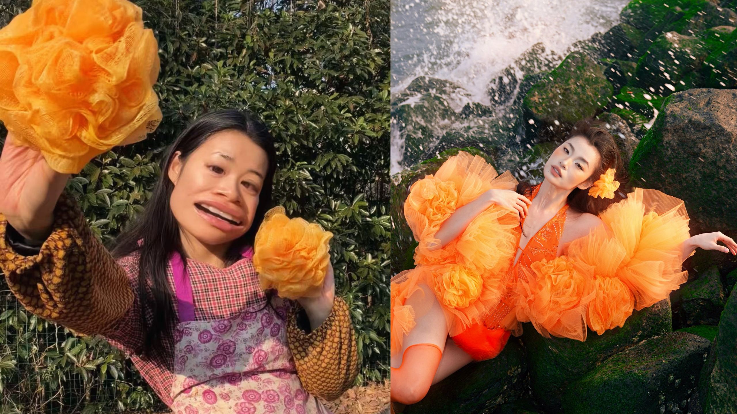 听说你们想看我穿浴球？