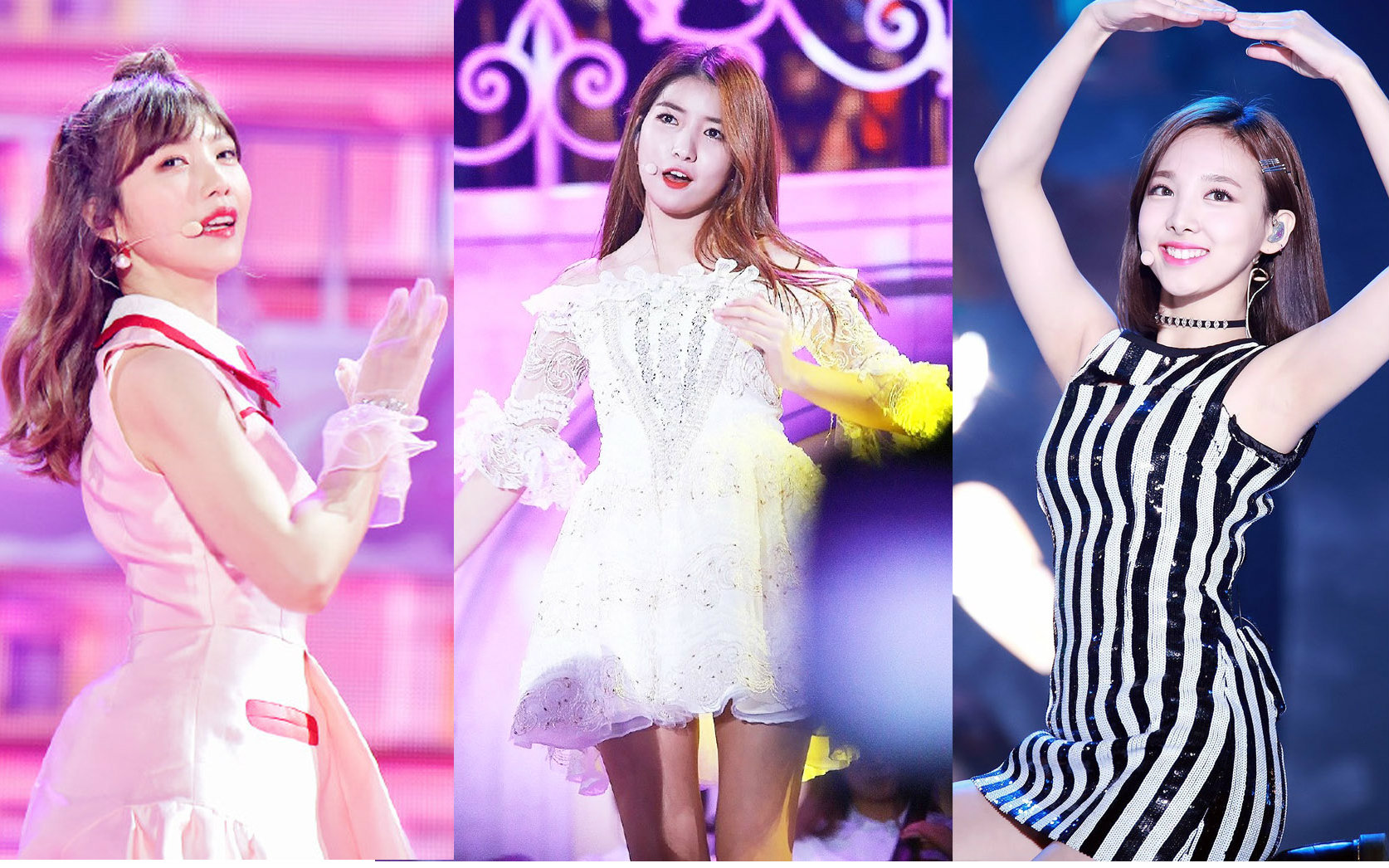 【2016mma】twice gfriend red velvet blackpink 台上台下小合集