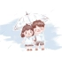 创意vloq开头素材下雨天一起撑伞吧☔自己画了一个情侣的vlog开头动画可可爱爱的感喜欢下雨天和喜欢的人一起打伞觉得很治
