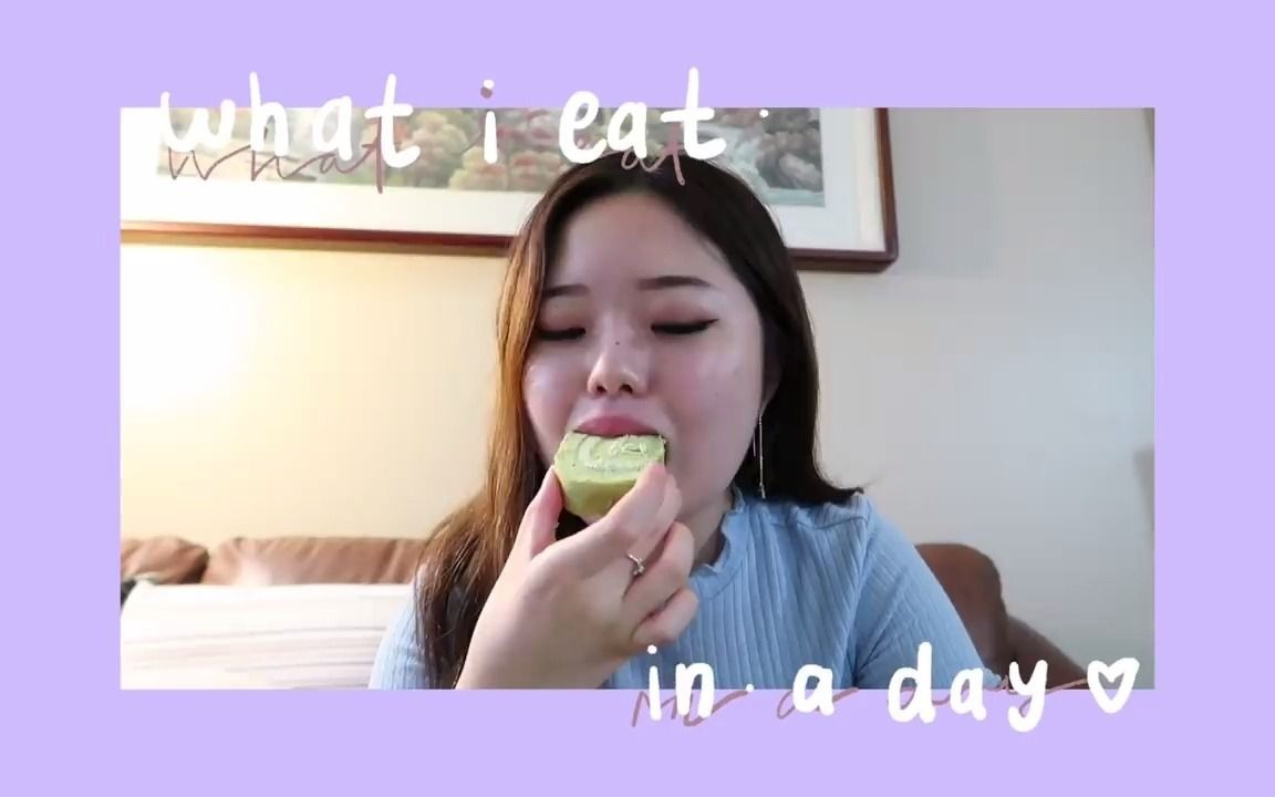 what i eat a day (korean + realistic) _ updates + kmart _ vlog_哔哩哔哩