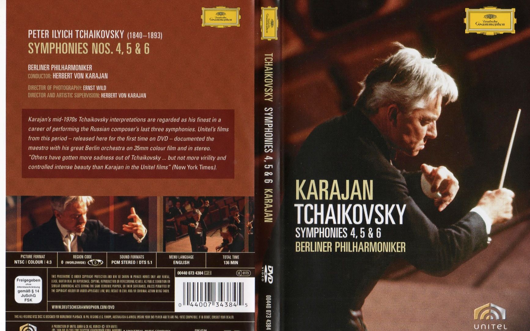 Karajan 卡拉扬  Tchaikovsky Sym 4,5,6 BPO哔哩哔哩bilibili