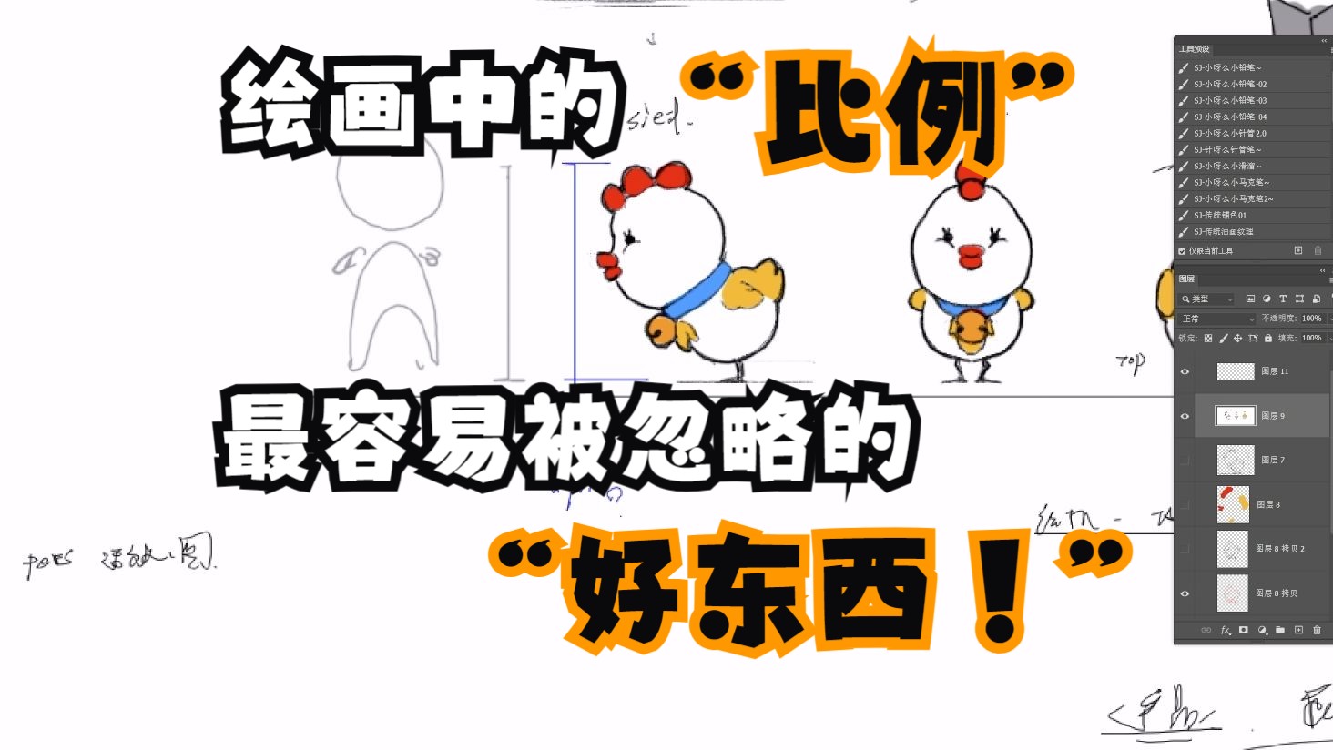 聊一聊---绘画中【比例“Proportion”】这个好东西