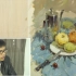 【中国美术高考】色彩静物教学不锈钢加苹果冷色调杭州东昱画室