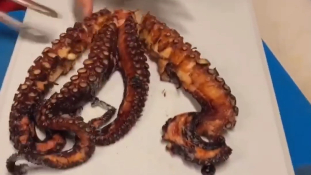 烹饪八爪鱼
