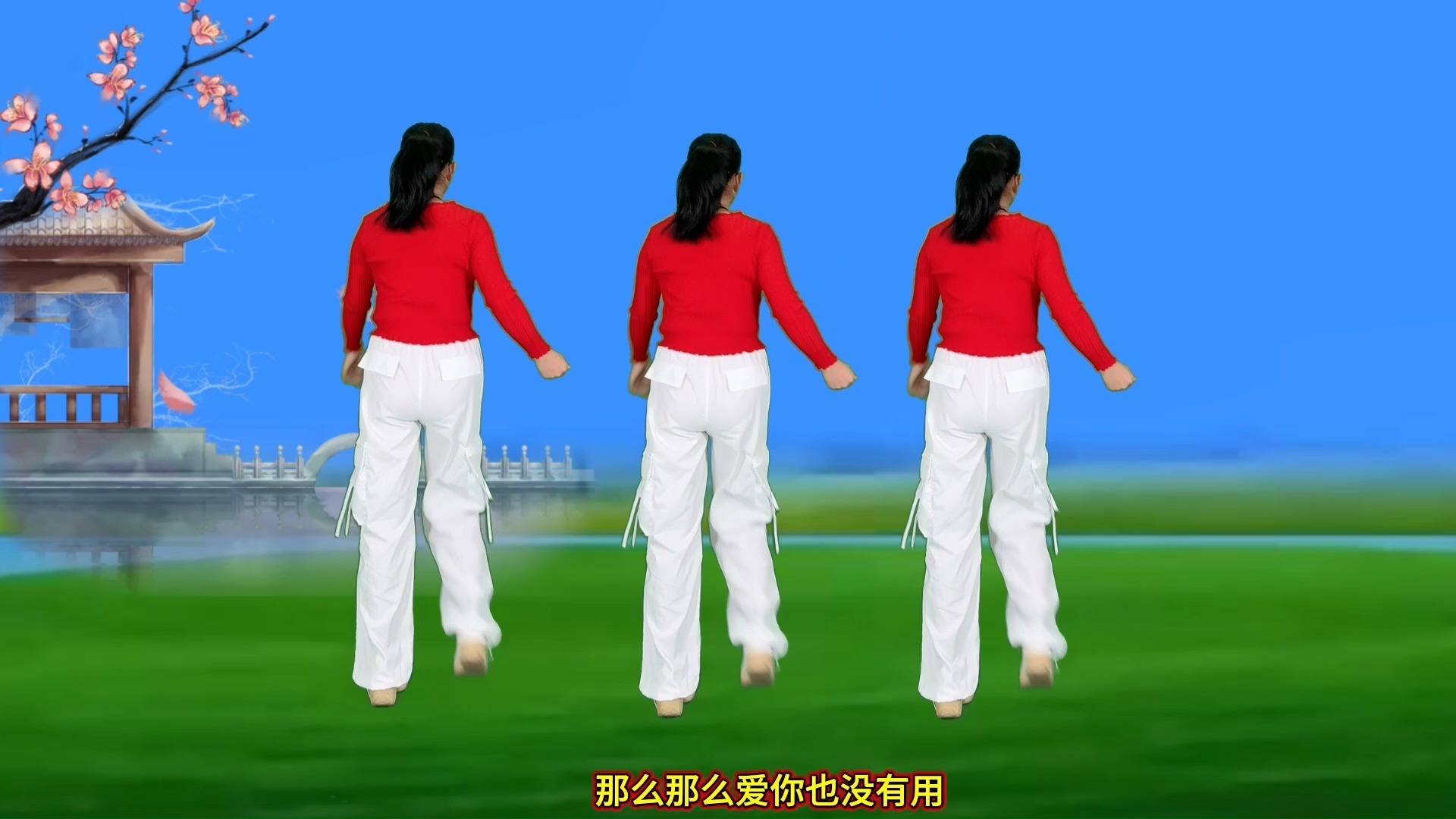 DJ广场舞《那么爱你也没用》背面完整版