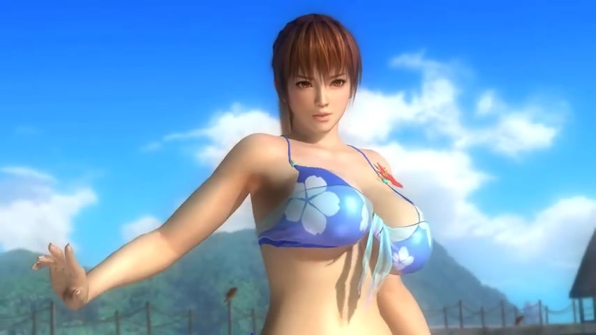 doa5 霞 泳装ryona