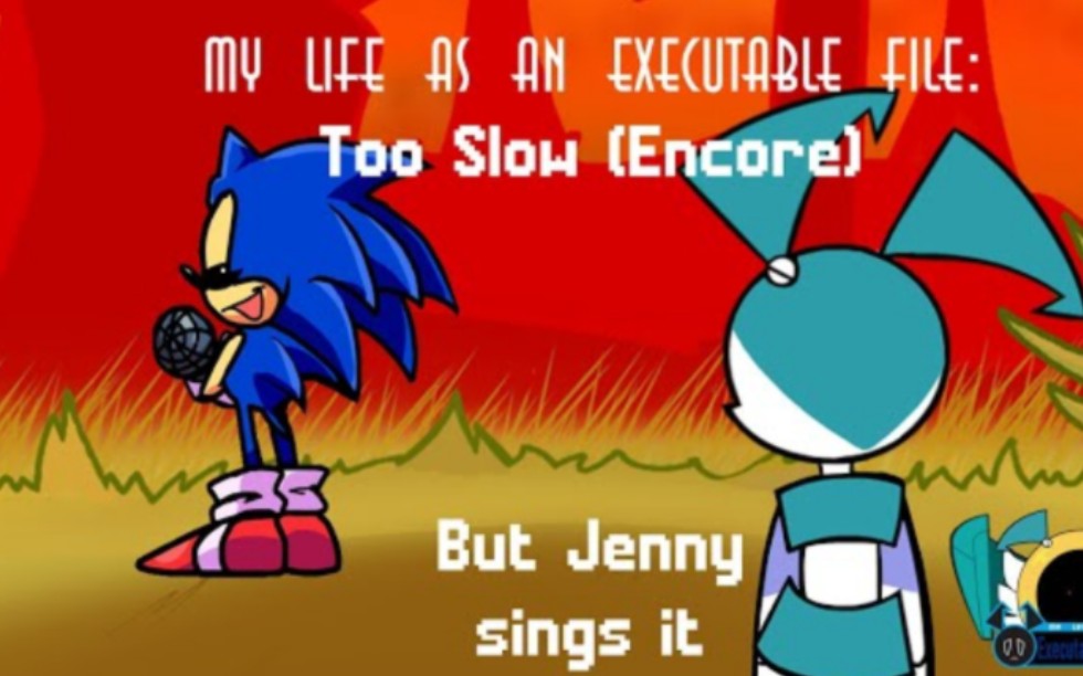 Sonic.exe Too Slow (Encore) Jenny sings it – My Life (FNF Series)[西班牙配音]