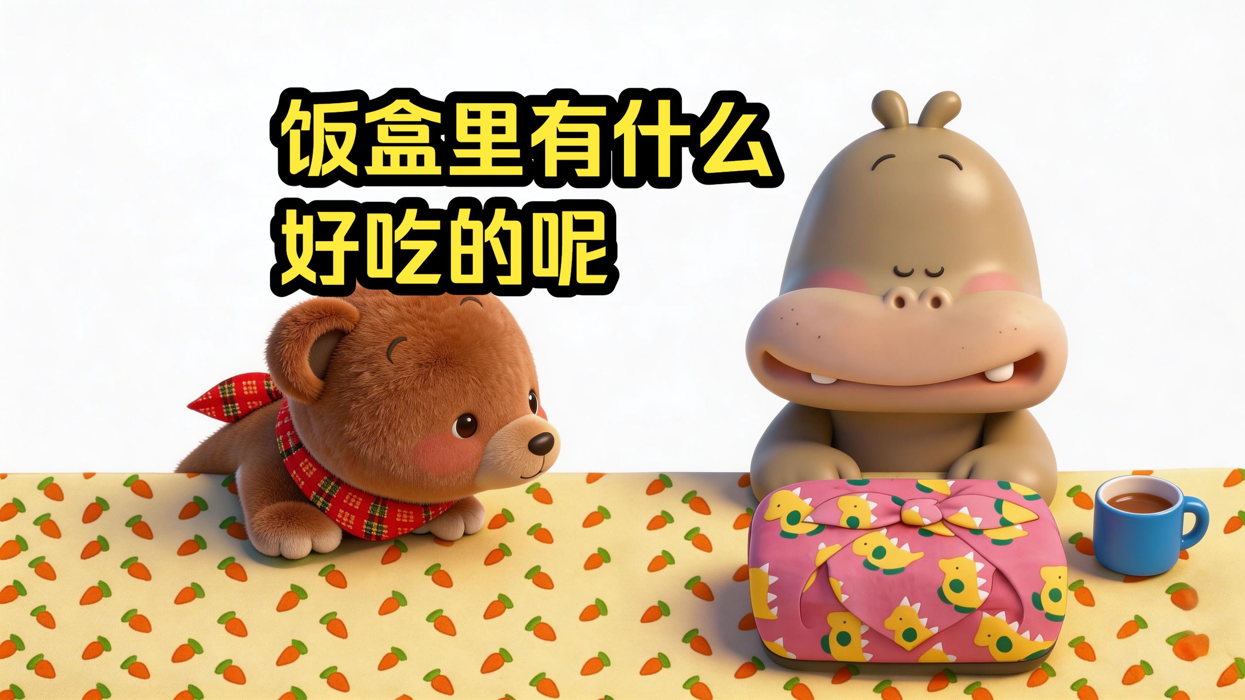 《小熊宝宝绘本》午饭，绘本动画，引导孩子好好吃饭，分享快乐