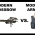 用现代十字弓（弩）射现代IIIA防弹衣的效果