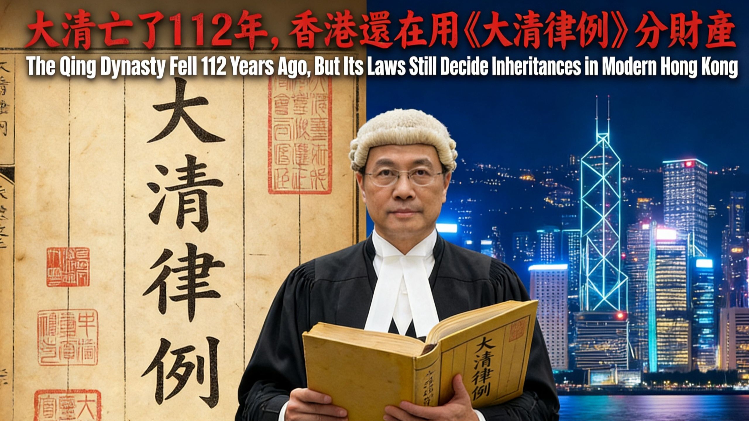 大清亡了112年，香港还在用《大清律例》分财产