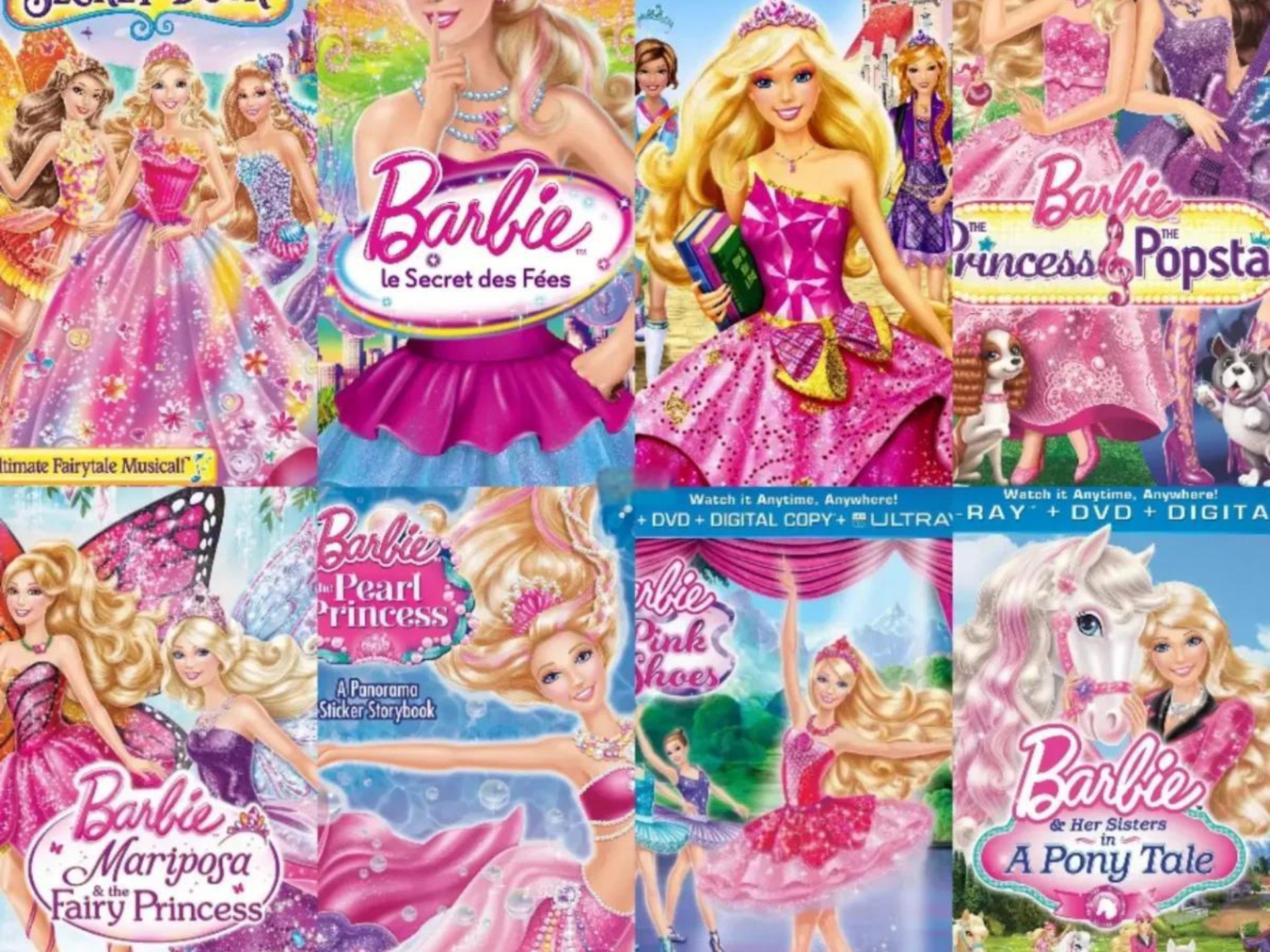 【芭比电影系列】粤语版高清全集