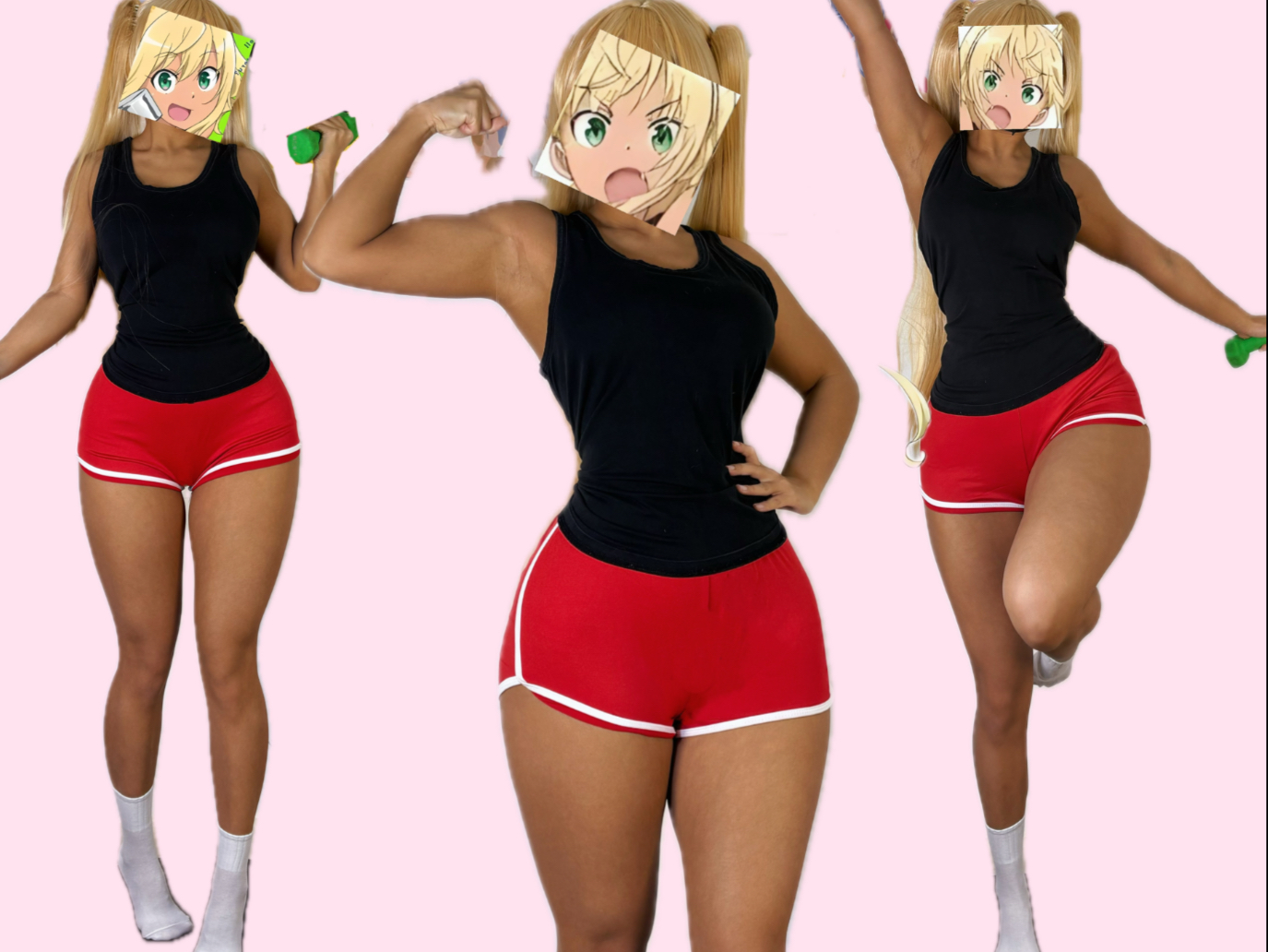 流汗吧健身少女 | 沙仓响cos