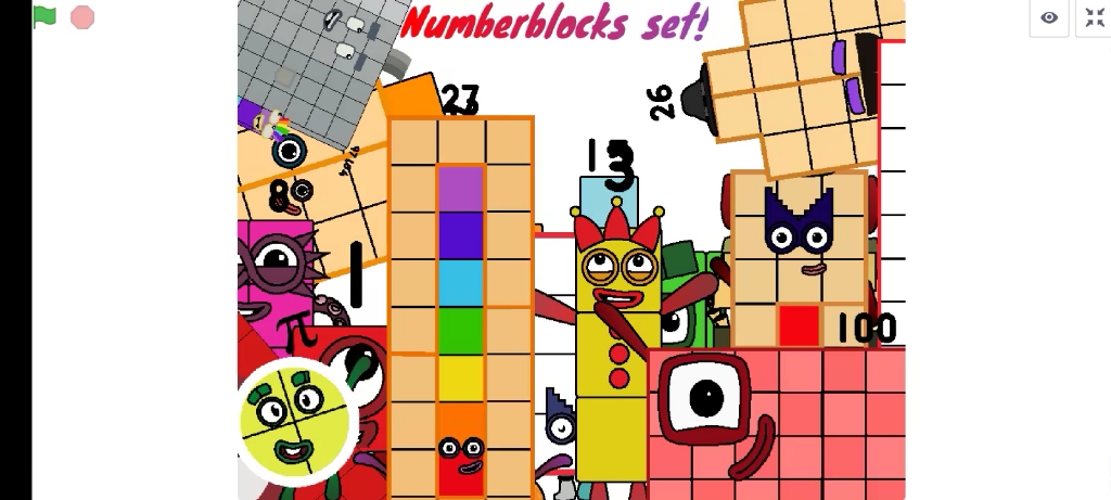 Numberblocks set！(0~1000000000)(有π)