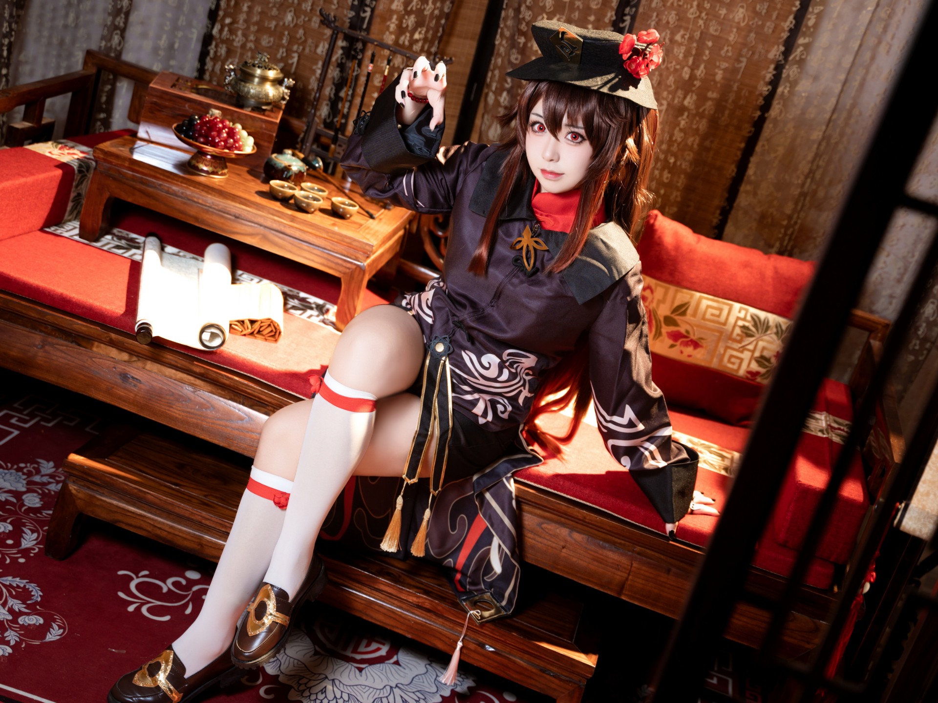 Shibuyanine / Walnut cos / how do you jump around in this hat wow