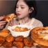 【Eat with Boki】烤鸡肉 鸡肉饭 面包 披萨