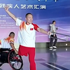 第十一届全国残疾人艺术汇演彩排，河北原创舞蹈《羽网·轮生》惊艳亮相，取材于河北残疾人羽毛球运动员励志故事