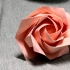 【折纸】欧美玫瑰的正确折法，折纸玫瑰高清详细教程